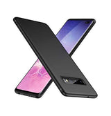 Samsung Galaxy S10+ | Samsung Galaxy S10+ (Plus) - Novo Frosted Matte Slim Silikone Cover - Sort - DELUXECOVERS.DK