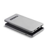 Samsung Galaxy S10+ | Samsung Galaxy S10+ (Plus) - Ultratynd Matte Series Cover V.2.0 - Hvid/Klar - DELUXECOVERS.DK