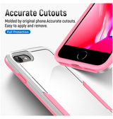 iPhone 7 / 8 / SE (2020/2022) | iPhone 7/8/SE(2020/2022) - PIONEER™ Armor Cover - Hvid/Lyserød - DELUXECOVERS.DK