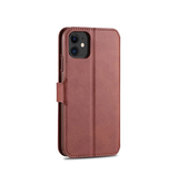 iPhone 12 Mini | iPhone 12 Mini - AZNS™ Diary Læder Etui / Taske M. Pung - Brun - DELUXECOVERS.DK