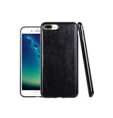 iPhone 7/8 Plus | iPhone 7/8 Plus - Vintage 2-In-1 Læder Etui M. Aftageligt Cover - Sort/Grå - DELUXECOVERS.DK