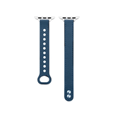 Apple Watch 42mm | Apple Watch (42/44/SE/45/46/49mm) - ADENA™ Classic Læder Urrem - Blå - DELUXECOVERS.DK