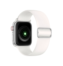 Apple Watch 38mm | Apple Watch (38/40/SE/41mm) - ACTIVE™ Silikone Sportsrem - Hvid - DELUXECOVERS.DK