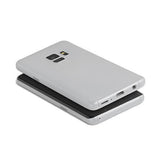 Samsung Galaxy S9 | Samsung Galaxy S9 - Ultratynd Matte Series Cover V.2.0 - Hvid/Klar - DELUXECOVERS.DK