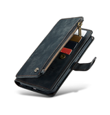 iPhone 13 Mini | iPhone 13 Mini - CaseMe™ Multifunktionel Læder Etui / Pung - Sort - DELUXECOVERS.DK