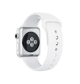 Apple Watch 42mm | Apple Watch (42/44/SE/45mm & Ultra) -  PRO+ Silikone Sportsrem - Hvid - DELUXECOVERS.DK