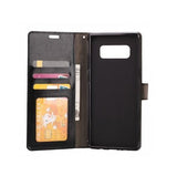 Samsung Galaxy S8 | Samsung Galaxy S8 - Deluxe Læder Etui Med Pung - Sort - DELUXECOVERS.DK