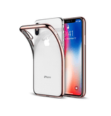 iPhone XS Max | iPhone XS Max - Deluxe™ Frame Silikone Cover - RoseGuld - DELUXECOVERS.DK
