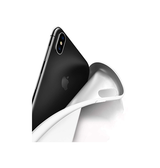 iPhone XS Max | iPhone XS Max - PRO+ Design Mat Slim Silikone Cover - Hvid/Gennemsigtig - DELUXECOVERS.DK