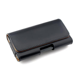 iPhone 5 / 5S / SE | iPhone 5/5s/SE - Horisontalt Læder Taske M. Clip Til Bælte - DELUXECOVERS.DK