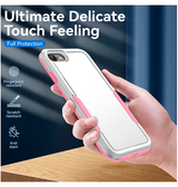 iPhone 7 / 8 / SE (2020/2022) | iPhone 7/8/SE(2020/2022) - PIONEER™ Armor Cover - Hvid/Lyserød - DELUXECOVERS.DK
