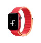 Apple Watch 38mm | Apple Watch (38/40/SE/41mm) - L'Empiri™ Sport+ Nylon Velcro Rem - Rød - DELUXECOVERS.DK