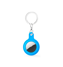 Airtag | AirTag | Deluxe™ Silikone Keychain / Nøglering - Blå - DELUXECOVERS.DK