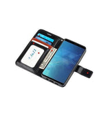 Samsung Galaxy S8 | Samsung Galaxy S8 - Vintage 2-In-1 Læder Etui M. Aftageligt Cover - Sort/Grå - DELUXECOVERS.DK
