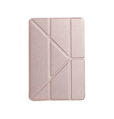 iPad Air 2 | iPad Air 2 9.7" (2014) - Orgami Trifold Læder Cover M. Stander - Rose - DELUXECOVERS.DK