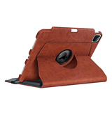 iPad Pro 11 (2021) | iPad Pro 11" (2022/2021) - Retro Diary™ Vintage 360° Onefold Læder Cover - Brun - DELUXECOVERS.DK