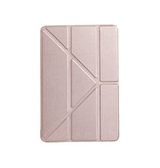 iPad 6 | iPad 6 - 9.7" - Orgami Trifold Læder Cover M. Stander - Rose - DELUXECOVERS.DK