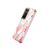 Samsung Galaxy S21 Ultra | Samsung S21 Ultra - UNIQ™ Marble Silikone Cover - Rose Pearl - DELUXECOVERS.DK