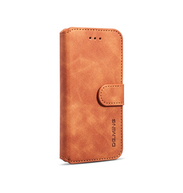 iPhone 7 / 8 / SE (2020/2022) | iPhone 7/8/SE(2020/2022) - DG.MING™ Classical Læder Etui / Taske M. Pung - Brun - DELUXECOVERS.DK