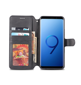 Samsung Galaxy S9 | Samsung Galaxy S9 - AZNS™ Diary Læder Etui / Taske M. Pung - Sort - DELUXECOVERS.DK