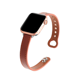 Apple Watch 38mm | Apple Watch (38/40/SE/41mm) - ADENA™ Classic Læder Urrem - Brun - DELUXECOVERS.DK