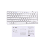 Tastatur | Bluetooth Tastatur til iPad / Tablet - Hvid - DELUXECOVERS.DK