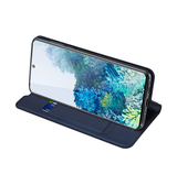 Samsung Galaxy S20 Ultra | Samsung Galaxy S20 Ultra - Vanquish Pro Series Flipcover Etui - Blå - DELUXECOVERS.DK