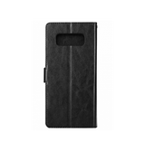 Samsung Galaxy S8+ | Samsung Galaxy S8+ (Plus) - Deluxe Læder Etui Med Pung - Sort - DELUXECOVERS.DK