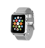 Apple Watch 38mm | Apple Watch (38/40/SE/41/42mm) - Milanese Classic Loop / Rem - Sølv - DELUXECOVERS.DK
