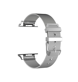 Apple Watch 38mm | Apple Watch (38/40/SE/41/42mm) - Milanese Classic Loop / Rem - Sølv - DELUXECOVERS.DK