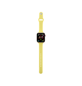 Apple Watch 42mm | Apple Watch (42/44/SE/45mm & Ultra) - ICON™ Tynd Classic Silikone Rem - Gul - DELUXECOVERS.DK
