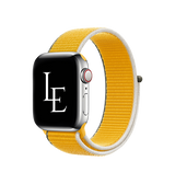 Apple Watch 42mm | Apple Watch (42/44/SE/45/46/49mm) - L'Empiri™ Sport+ Nylon Velcro Rem - Gul - DELUXECOVERS.DK