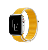 Apple Watch 38mm | Apple Watch (38/40/SE/41mm) - L'Empiri™ Sport+ Nylon Velcro Rem - Gul - DELUXECOVERS.DK