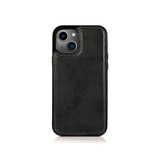 iPhone 13 | iPhone 13 - Vintage 2-In-1 Læder Etui M. Aftageligt Cover - Sort/Grå - DELUXECOVERS.DK