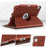 iPad 10.9" (2022) | iPad 11" (2025) / iPad 10.9" (2022) - Retro Diary™ Vintage 360° Onefold Læder Cover - Brun - DELUXECOVERS.DK