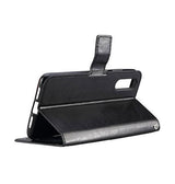 Huawei P20 Pro | Huawei P20 Pro - Retro Diary Læder Cover Etui M. Pung - Sort - DELUXECOVERS.DK
