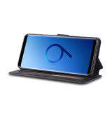 Samsung Galaxy S9 | Samsung Galaxy S9 - AZNS™ Diary Læder Etui / Taske M. Pung - Sort - DELUXECOVERS.DK