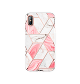 iPhone XS Max | iPhone XS Max - UNIQ™ FULL 360° Marble Silikone Cover - Rose Pearl - DELUXECOVERS.DK