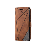 iPhone 6 / 6s | iPhone 6/6s- Abstract Læder Cover Etui M. Pung - Brun - DELUXECOVERS.DK