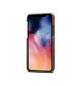 iPhone 11 Pro | iPhone 11 Pro - NX Design™ Læder Cover M. Kortholder - Brun - DELUXECOVERS.DK