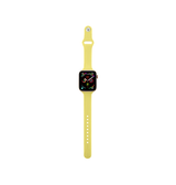 Apple Watch 38mm | Apple Watch (38/40/SE/41/42mm) - ICON™ Tynd Classic Silikone Rem - Gul - DELUXECOVERS.DK