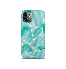 iPhone 12 Mini | iPhone 12 Mini - DELUXE™ Marble  Silikone Cover - Bayside - DELUXECOVERS.DK