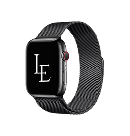 Apple Watch 42mm | Apple Watch (42/44/SE/45mm & Ultra) - L'Empiri™ Milanese Loop - Sort - DELUXECOVERS.DK