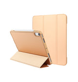 iPad Mini 6 | iPad Mini 6 - LUX™ Smart Trifold Silikone Cover  - Guld - DELUXECOVERS.DK