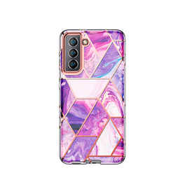 Samsung Galaxy S21+ | Samsung S21+(Plus) - UNIQ™ Marble Silikone Cover - LIlla - DELUXECOVERS.DK