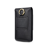 iPhone 6 Plus / 6s Plus | iPhone 6/6s Plus - DG.MING™ Læder Bælte Sleeve M. Kortholder - Sort - DELUXECOVERS.DK