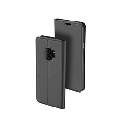 Samsung Galaxy S9 | Samsung Galaxy S9 - Vanquish Pro Series Flipcover Etui - Sort - DELUXECOVERS.DK