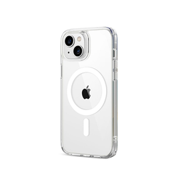 iPhone 13 Mini | iPhone 13 Mini - DeLX™ MagSafe Silikone Cover - Gennemsigtig - DELUXECOVERS.DK