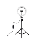 Ringlight | DELUXE™ - Pro BIG Ringlys Stander Stativ M. USB - Sort - DELUXECOVERS.DK