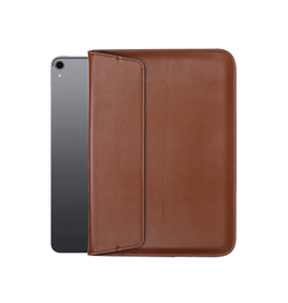 Computer Sleeve | iPad Air 4/5 (2020/2022) - Retro Diary Læder Sleeve - Vintage Brun - DELUXECOVERS.DK